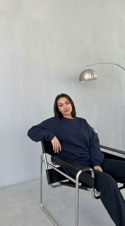 Oversize 3'İplik Sweatshirt